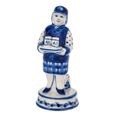 Статуэтка «Проводница». Гжель Russia The Great