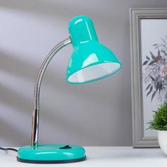 Лампа настольная светодиодная 8Вт LED 750Лм 14xSMD2835 шнур 1,5м зеленый No Brand
