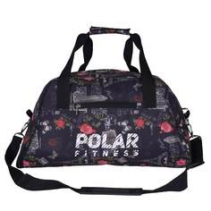 Дорожная сумка женская Polar П9012 темно-синяя, 30x50x18 см