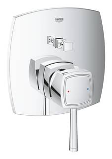 Смеситель однорычажный для ванны GROHE Grandera, квадратная розетка (24068000)