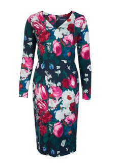 Платье женское SAMANTHA SUNG 89878 красное 2XS