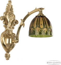Бра Verona 7211B15/1/210 G P1 D Amber-Green/H-1I Bohemia
