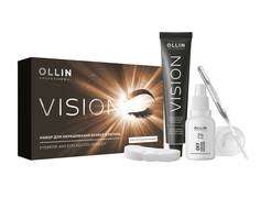 Набор для окрашивания бровей и ресниц Ollin Professional Светло-коричневый