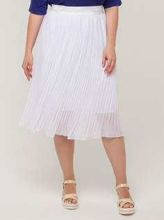 Юбка женская Sparada Плиссе белая 56-58 RU