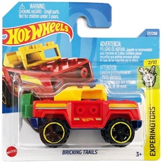 Машинка Hot Wheels коллекционная BRICKING TRAILS красный/желтый HCW86