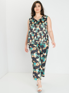 Блуза женская SAMOON by GERRY WEBER 860027-21208-8572 синяя 54