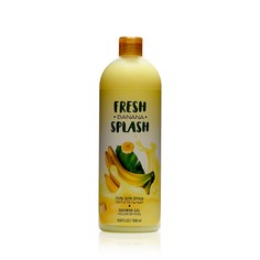 Гель для душа Bio World Fresh Splash питательный, с ароматом банана, 1000 мл