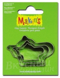 Выемка для теста Чайник набор 3 шт. Makins