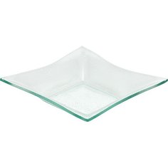 Салатник глубокий Кьюбо 26х26 см прозрачный BDK-GLASS 3031113