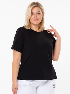 Футболка женская Sparada База черная 66-68 RU