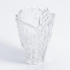 Ваза, Raritetus, миниатюрная с рельефным декором, хрусталь, СССР, 1970-1990 гг. Однажды