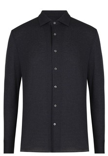 Рубашка мужская Corneliani 130475 синяя 42