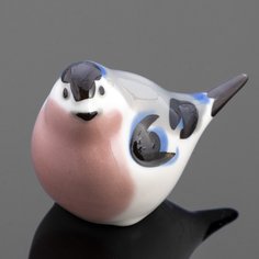 Статуэтка "Снегирь", скульптор П.П. Веселов, фарфор, роспись, ЛФЗ, СССР, 1970-1991 гг. Однажды