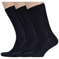 Комплект носков мужских ХОХ 3-X-1111/3/4 черных 27