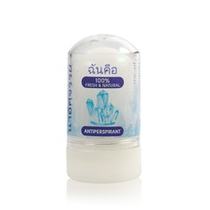 Дезодорант - кристалл универсальный натуральный без запаха голубой 60г No Brand