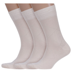 Комплект носков мужских ХОХ 3-X-1116/7 бежевых 25