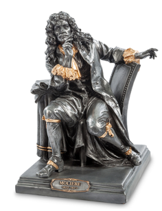Статуэтка "Мольер" (black/gold) WS-66 Veronese Design