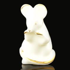 Статуэтка «Мышь с позолотой» ИФЗ Императорский фарфор