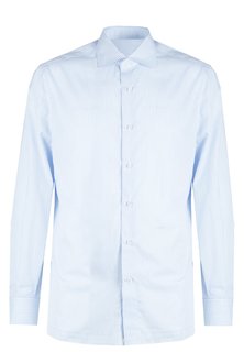 Рубашка мужская ISAIA 116702 голубая 43