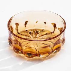 Ваза (конфетница), медовое стекло, Чехословакия, 1970-1990 гг. Однажды