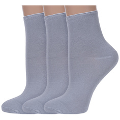 Комплект носков женских ХОХ 3-G-1423 серых 25