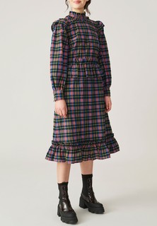 Платье женское GANNI 130956 черное 36 IT