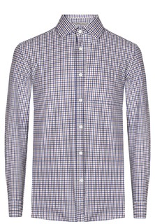Рубашка мужская Corneliani 130467 синяя 42