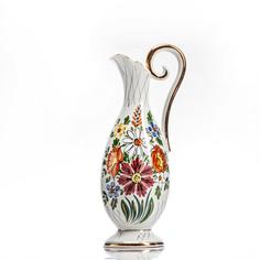 Ваза, Raritetus, в виде кувшина "Букет", фарфор, роспись, Западная Европа, 1980-2000 гг. Однажды