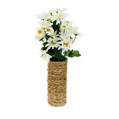 Цветок искусственный Gloria Garden Белые ромашки белый 7,5 x 7,5 x 40 см