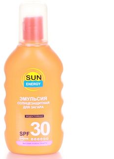 Эмульсия Sun Energy Солнцезащитная для загара SPF30 150 мл