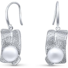 Серьги с жемчугом из серебра Silver wings 22ea1823a-204
