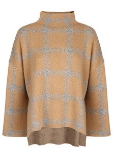 Свитер женский ALLUDE 128801 коричневый M