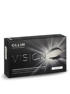 Набор OLLIN PROFESSIONAL для окрашивания бровей и ресниц VISION черный 2*20 мл
