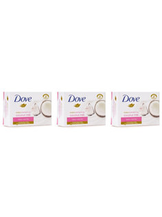 Крем-мыло Dove Кокос 100гр, 3 штуки