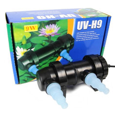 Ультрафиолетовый стерилизатор для аквариумов Jebo UV-H, до 680л, 9 Вт