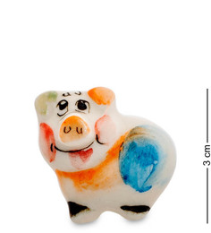 Фигурка Свинка цв. (Гжельский фарфор) ГЛ-491 113-706201 Art East