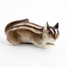 Статуэтка, Raritetus, "Бурундук", фарфор, роспись, ЛФЗ, СССР, 1970-1991 гг. Однажды