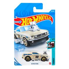 Машинка Hot Wheels коллекционная 68 Mustang бежевый GTC21