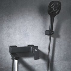 ROSE Смеситель для ванны Rose R2802H_NEW черный матовый