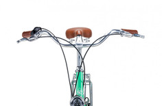 Городской велосипед Bear Bike Sochi (с фонарем) (2021) мятный 45см