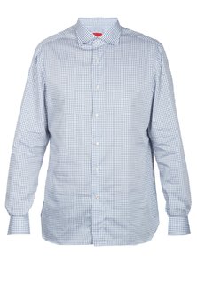 Рубашка мужская ISAIA 92464 голубая 42
