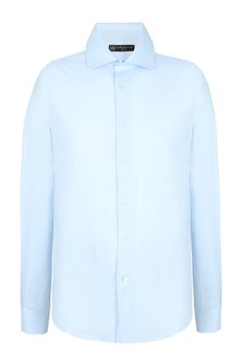 Рубашка мужская Corneliani 98494 голубая 45