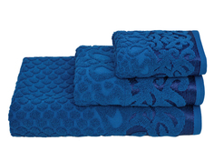 Полотенце махровое Аврора 50*90 +/- 2см 06-144 синий Clever