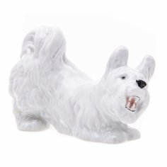 Статуэтка, Raritetus, "Скотч-терьер", фарфор, роспись, ЛФЗ, СССР, 1950-1960 гг. Однажды