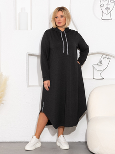 Платье женское Sparada Калифорния серое 68-70 RU