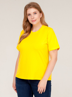 Футболка женская Sparada База желтая 58-60 RU