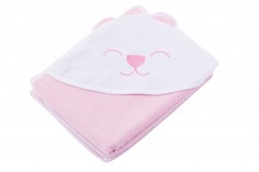Полотенце Forest kids Cute Bear, с капюшоном, Pink, 286840-4
