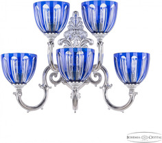 Бра Verona 7203B15/3+2/210 NW P1 U Clear-Blue/H-1H Bohemia