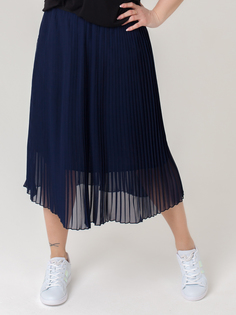 Юбка женская Sparada Плиссе синяя 48-50 RU