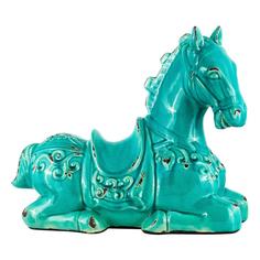 Статуэтка декоративная "Зеленый скакун" Decor-of-today DS0499